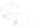 Part Location Diagram of B189085GS Briggs and Stratton Leg, Support